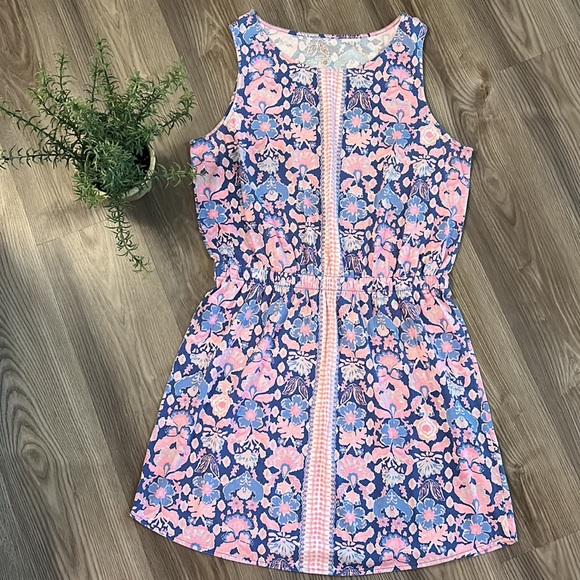 LILLY PULITZER WINDWARD DRESS IRIS BLUE WERK IT MARLOW SIZE XL EUC - Picture 4 of 8